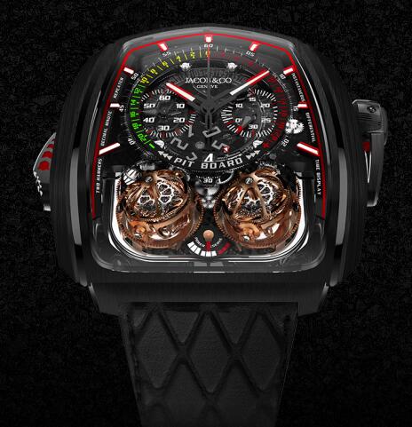 Jacob & Co TT200.21.NS.NK.A Twin Turbo Furious Grand Complication Masterpieces Replica watch